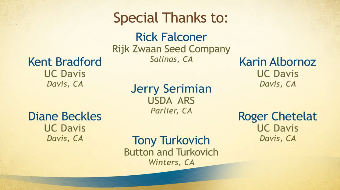 Title credits