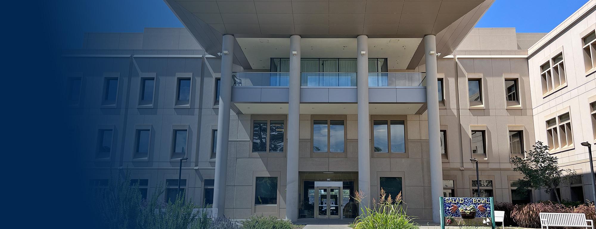 PES building courtyard