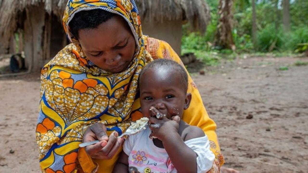 Woman and child in Africa