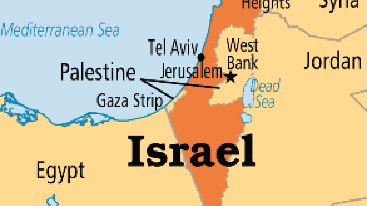 Map of Israel