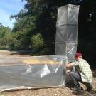 Chimney solar dryer.