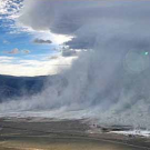 Dust storm at Owens Lake (photo Brian Russell, GBUAPCD)